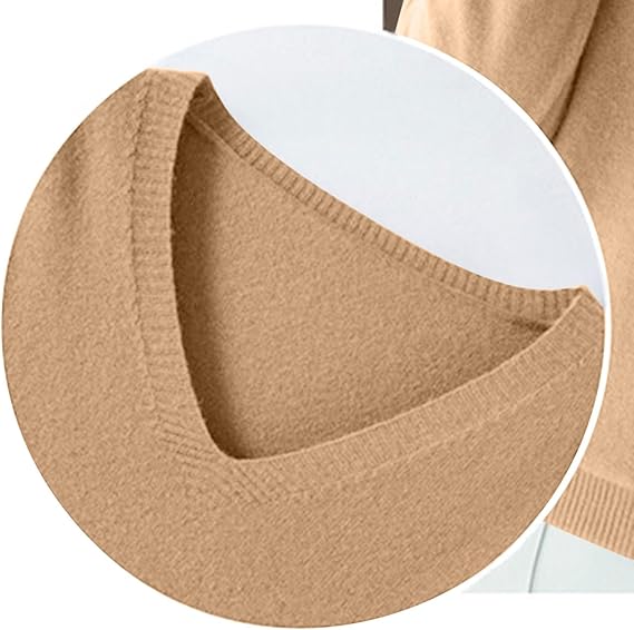 Jumpers for Women UK Clearance Women's Sweaters Casual Long Sleeve Shirts Ladies Tops Loose V Neck Knit Solid Pullover Sweater Jumper Tunic Tops Fall Sweatshirts