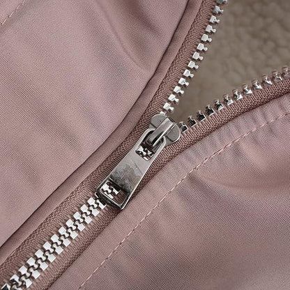 Women Warm Faux Fur Hooded Jacket Long Sleeves Fleece Lined Winter Coat Fashion Winter Parka Outerwear